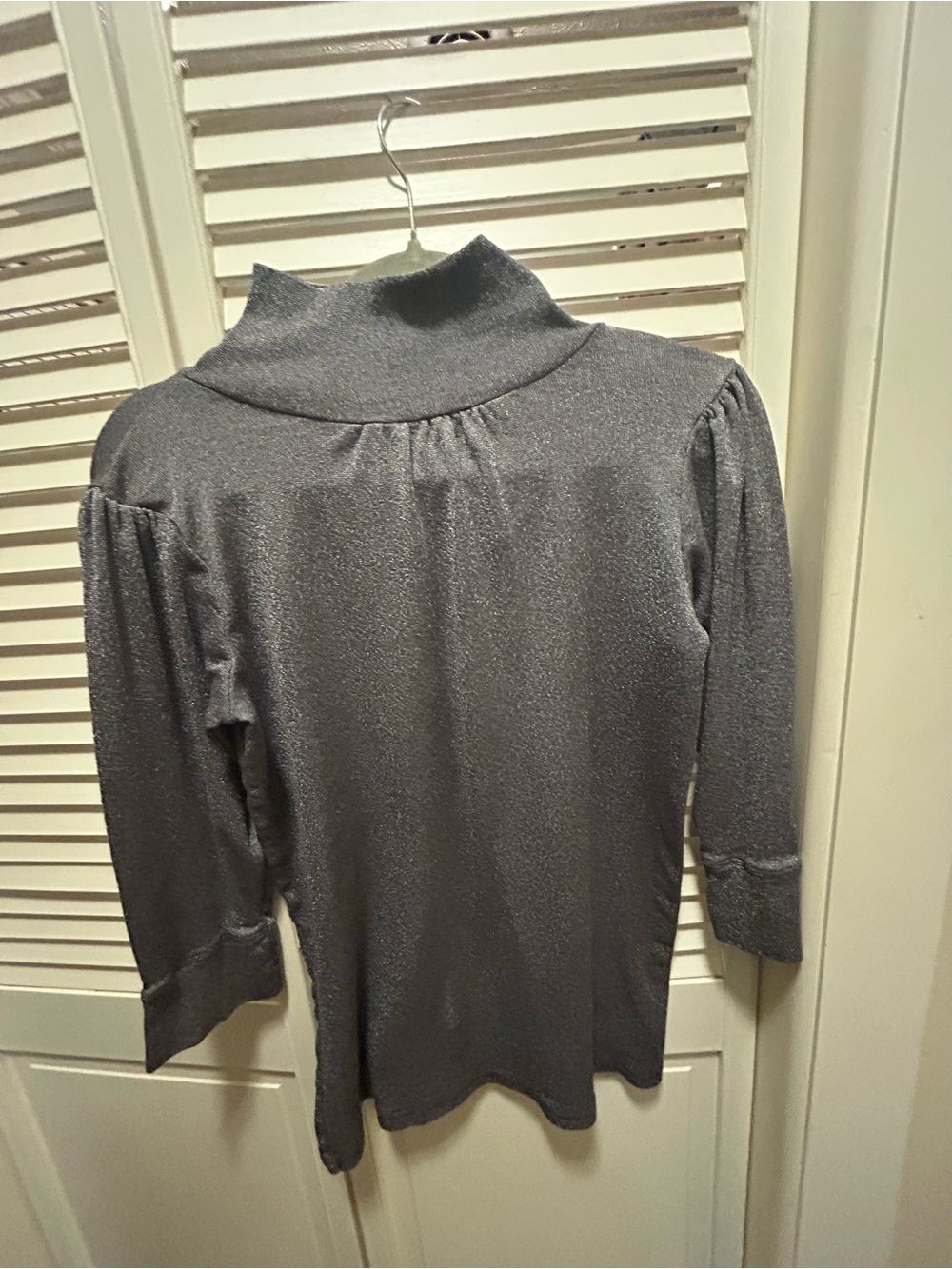 Michael Stars Gray Mock Neck Pullover